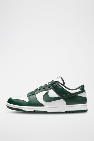 Nike Dunk Low Retro en cuir - Blanc