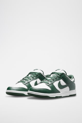 Nike Dunk Low Retro en cuir - Blanc