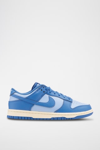 Nike Dunk Low Retro en cuir - Bleu
