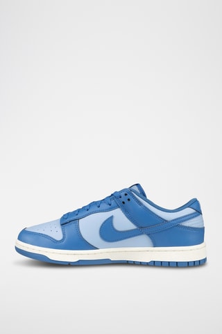 Nike Dunk Low Retro en cuir - Bleu