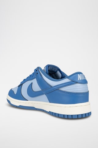 Nike Dunk Low Retro en cuir - Bleu