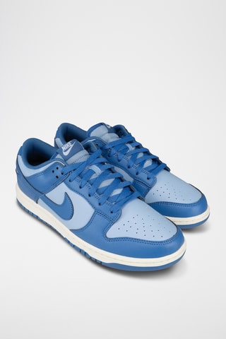 Nike Dunk Low Retro en cuir - Bleu