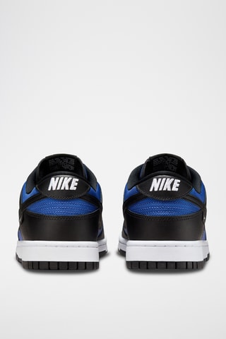 Nike Dunk Low en cuir - Noir et bleu électrique