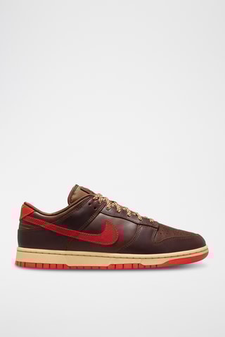 Nike Dunk Low Retro en cuir - Marron foncé