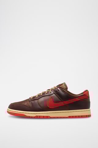 Nike Dunk Low Retro en cuir - Marron foncé
