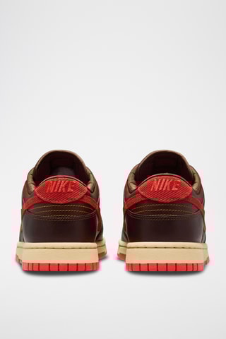 Nike Dunk Low Retro en cuir - Marron foncé