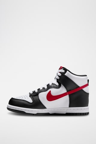 Nike Dunk High en cuir - Blanc