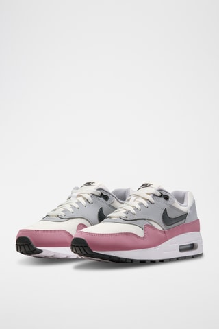 Air max 1 en cuir - Blanc