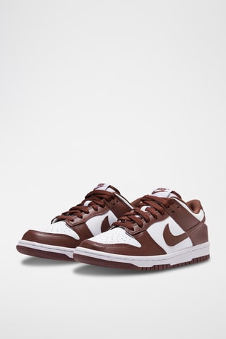 Nike Dunk Low en cuir - Blanc