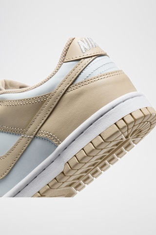 Nike Dunk Low en cuir - Marron clair