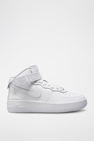 Nike Air Force 1 Mid EasyOn en cuir - Blanc