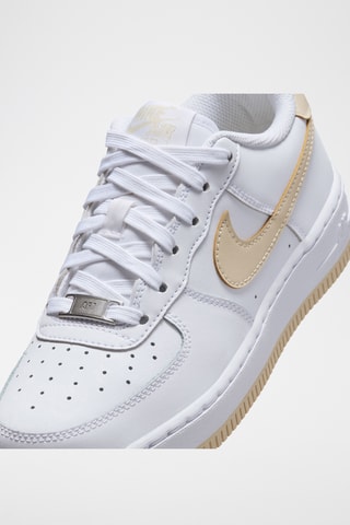Nike Air Force 1 en cuir - Blanc