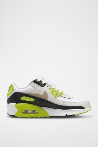 Nike Air Max 90 - Blanc et vert fluo