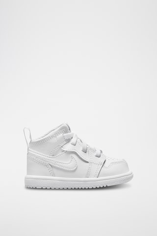 Jordan 1 Mid Alt en cuir - Blanc