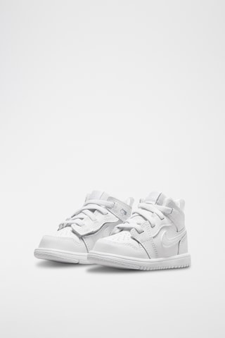 Jordan 1 Mid Alt en cuir - Blanc
