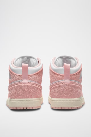 Jordan 1 Mid SE en cuir - Blanc