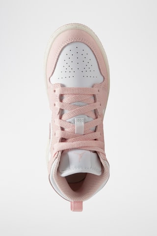 Jordan 1 Mid SE en cuir - Blanc