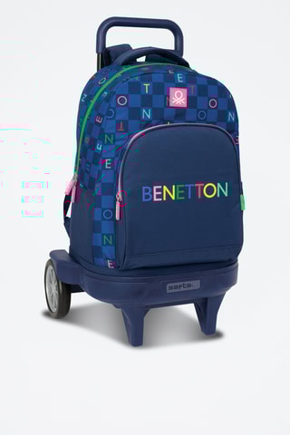 Sac à dos à roulettes Damero - Bleu