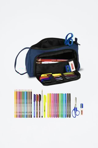 Trousse garnie - 32 pièces - Noir et bleu