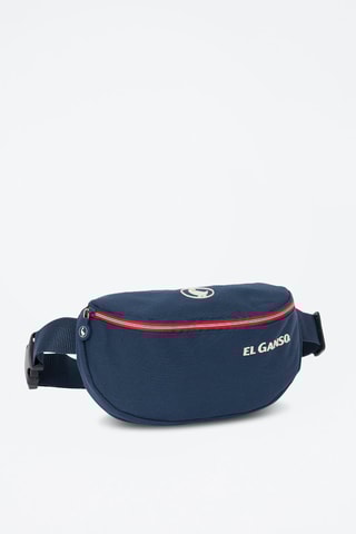 Sac banane - Bleu marine et rouge