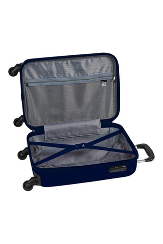 Valise cabine - Bleu marine et blanc - 55 cm - 20 l