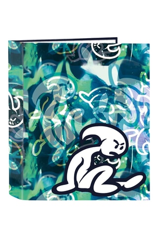 Classeur à anneaux Kook - Bleu marine - 27 x 33 x 6 cm