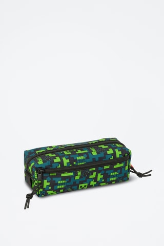 Trousse Minecraft - Noir et vert