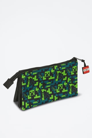 Trousse Minecraft - Noir et vert