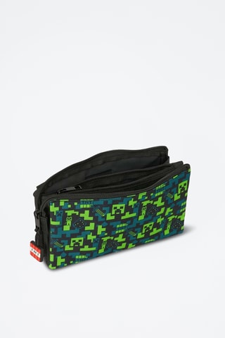 Trousse Minecraft - Noir et vert