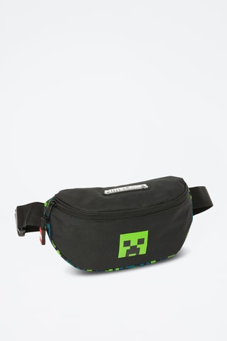 Sac banane Minecraft - Noir et vert