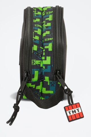 Trousse Minecraft - Noir et vert