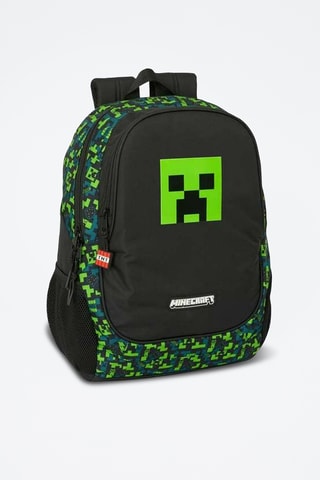 Sac à dos Minecraft - Noir et vert
