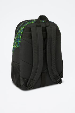 Sac à dos Minecraft - Noir et vert