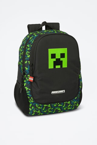 Sac à dos Minecraft - Noir et vert