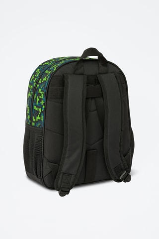 Sac à dos Minecraft - Noir et vert
