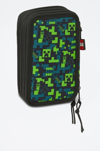 Trousse Minecraft - Noir et vert - 37 pièces