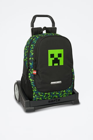 Sac à dos Minecraft - Noir et vert