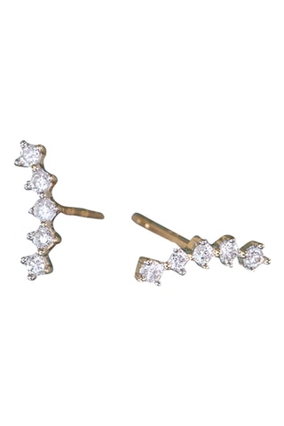 Puces Aries - Or jaune et diamants