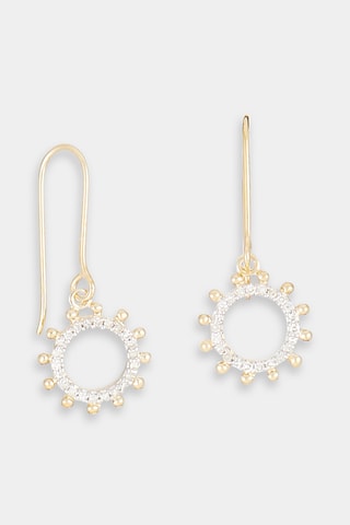 Boucles d'oreilles  - Or jaune et diamants
