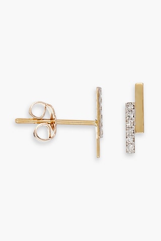 Boucles d'oreilles Barbara - Or jaune et diamants
