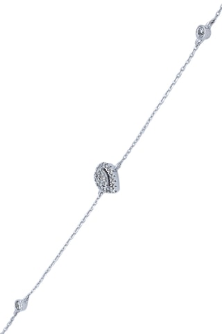Bracelet - 
Or blanc et diamants