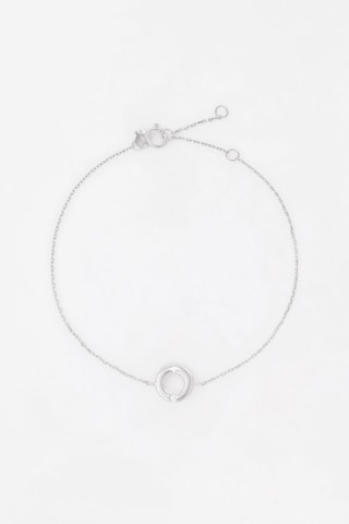 Bracelet Loea - Or blanc et diamant