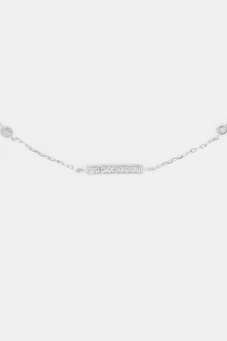 Bracelet Trio Linéaire - Or blanc et diamants
