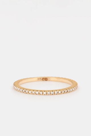 Bague Belle Alliance Tour Complet - Or jaune et diamants