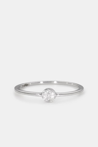 Bague Rond de lumière - Or blanc et diamants