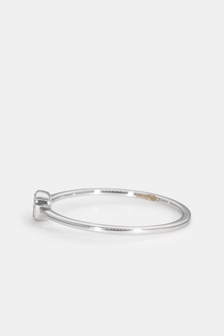 Bague Carré de lumière - Or blanc et diamants