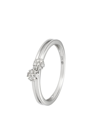 Bague Aura Divine - Or blanc et diamants