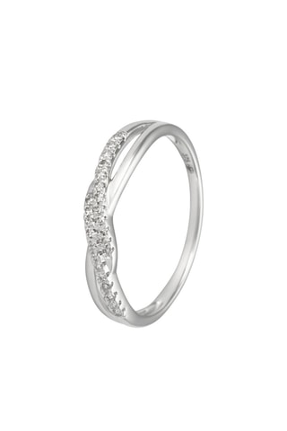 Bague Liaison Sacrée - Or blanc et diamants