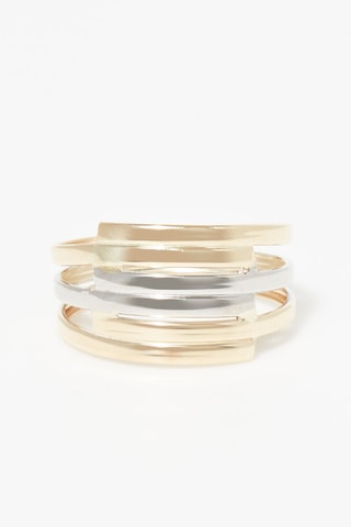 Bague Maden - Or jaune et or blanc
