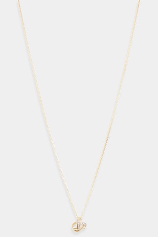 Pendentif Noeud Elegance  - Or jaune et diamants